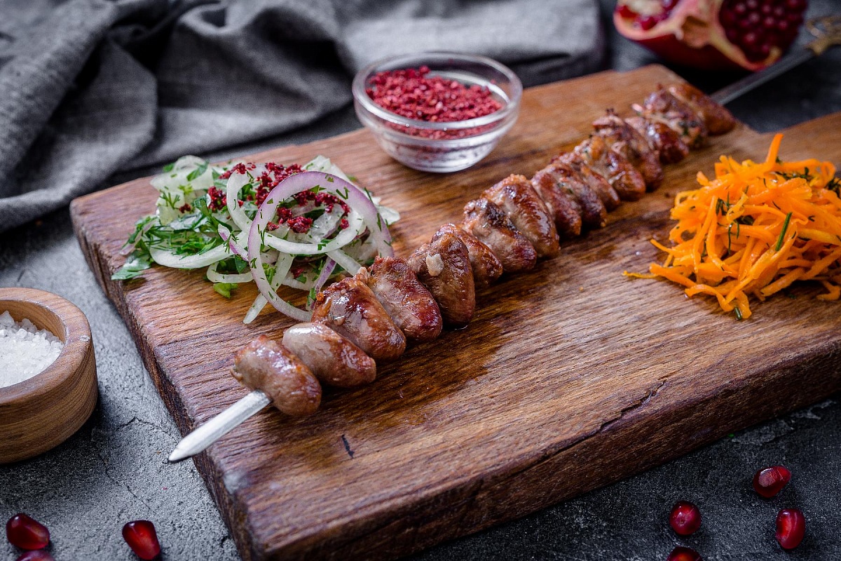 Шашлык из куриных сердечек - Доставка шашлыка в г. Клин Шашлык из куриных сердечек - Доставка шашлыка в г. Клин