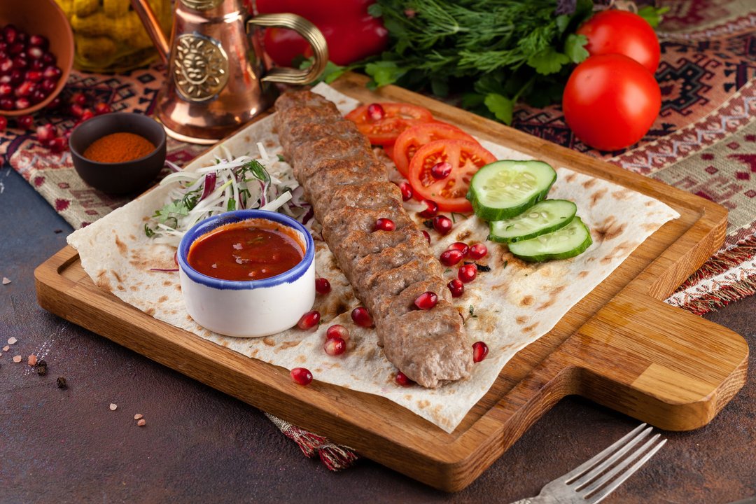 Люля-кебаб из говядины с доставкой в г. Клин - Доставка еды Люля-кебаб из говядины с доставкой в г. Клин - Доставка еды